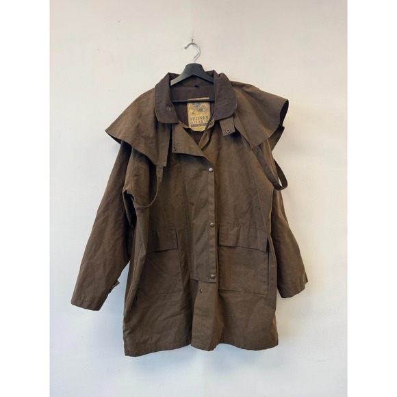 Sydney Oilskin Clothing Co Other - Sydney Oilskin Coat Mens 2XL Brown Waxed Canvas‎ Duster J02 Hunting Workwear